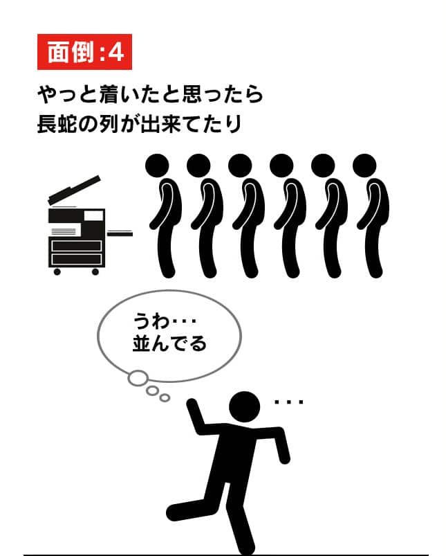 面倒:4「やっと着いたと思ったら長蛇の列が出来てたり」